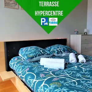 La Dolce Vita -t2 52m2- Dernier étage- Terrasse-parking-wifi Fibre , Tarbes France